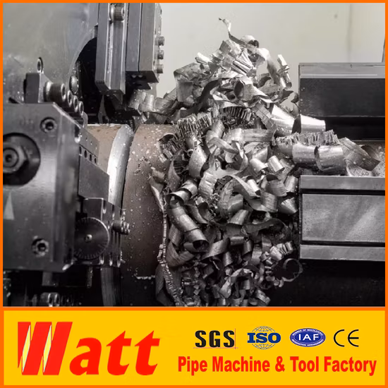 Préfabrication taillante de tuyau de machine d'extrémité de tuyau à grande vitesse stationnaire